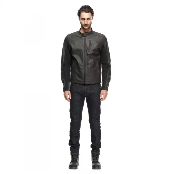 ISTRICE - MEN'S PERFORATED LEATHER JACKET - Hình ảnh 3
