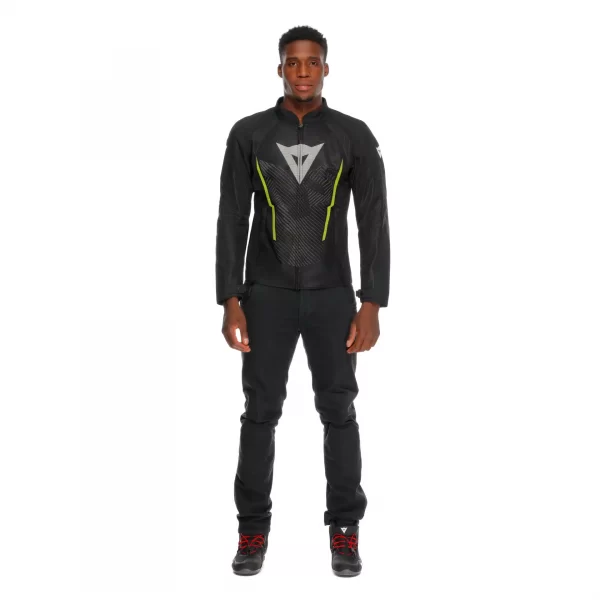 HEROSPHERE AIR TEX JACKET BLACK/WHITE/YELLOW-FLUO - Hình ảnh 11