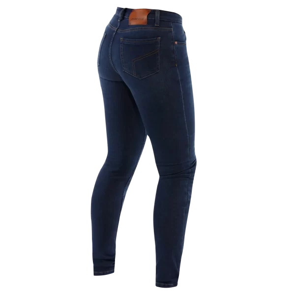 DENIM SKINNY WOMEN'S MOTORCYCLE PANTS - Hình ảnh 2
